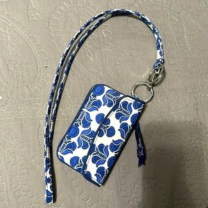 Vera Bradley ZIP ID lanyard with snap pouch that’s been used a couple of times